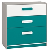 Show details for ML Meble Chest Of Drawers IQ 10 Turquoise