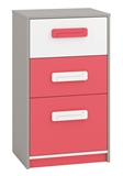 Show details for ML Meble Chest Of Drawers IQ 17 Pink