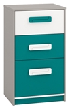 Show details for ML Meble Chest Of Drawers IQ 17 Turquoise