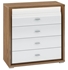 Picture of ML Meble Dallas 05 Chest Of Drawers Walnut/White