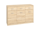 Show details for ML Furniture Komoda 05 Chest Of Drawers Sonoma Oak