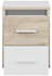 Picture of ML Meble Kubu 08 Chest of Drawers White / Oak