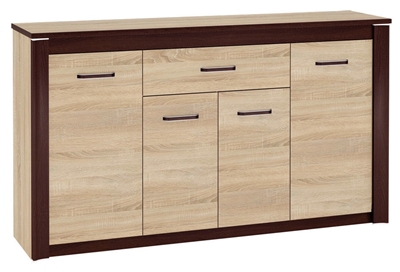 Picture of ML Furniture Oliwier 09 Chest Of Drawers Sonoma Oak / Wenge