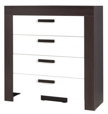 Picture of MN Chest Of Drawers Cezar Reg9 Dark Brown White