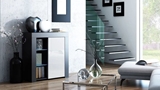 Show details for Pro Furniture Milano PKC 1D Black / White