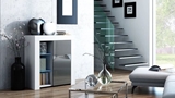 Show details for Pro Furniture Milano PKC 1D White / Gray