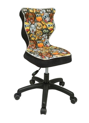 Picture of Children&#39;s chair Entelo ST28 Animals / Black