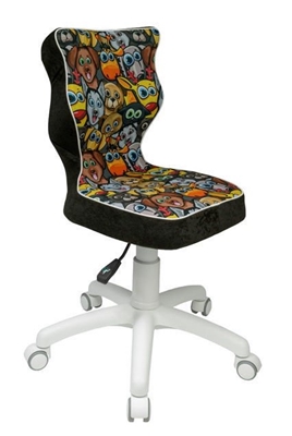 Picture of Children&#39;s chair Entelo ST28 Animals / White