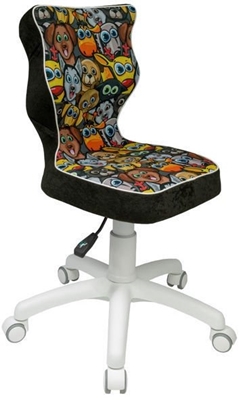 Picture of Children&#39;s chair Entelo ST28 White / Black, 370x350x830 mm
