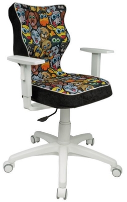 Picture of Children&#39;s chair Entelo ST28 White / Black, 400x370x1000 mm