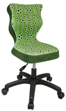 Show details for Children&#39;s chair Entelo ST29 Black / Green, 330x300x775 mm