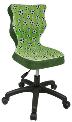 Picture of Children&#39;s chair Entelo ST29 Black / Green, 330x300x775 mm