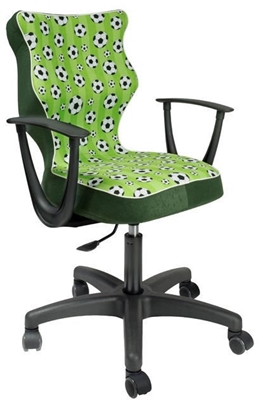 Picture of Children&#39;s chair Entelo ST29 Black / Green, 400x370x1010 mm