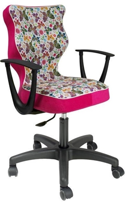 Picture of Children&#39;s chair Entelo ST31 Black / Pink