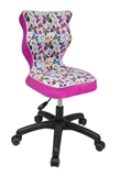 Show details for Children&#39;s chair Entelo ST31 Butterfly Pink / Black