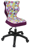 Show details for Children&#39;s chair Entelo ST32 Black / Violet, 370x350x830 mm