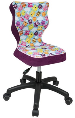 Picture of Children&#39;s chair Entelo ST32 Black / Violet, 370x350x830 mm