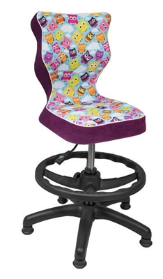 Picture of Children&#39;s chair Entelo ST32 Owls Purple