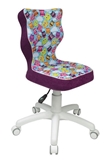 Show details for Children&#39;s chair Entelo ST32 Purple Owl / White