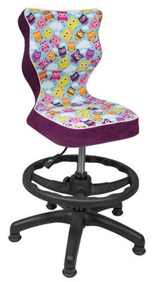 Picture of Children&#39;s chair Entelo ST32 Purple / Owls