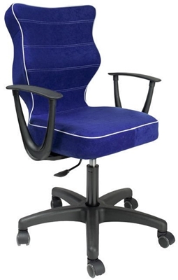 Picture of Children&#39;s chair Entelo VS06 Black / Blue, 400x370x1010 mm