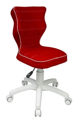 Picture of Children&#39;s chair Entelo VS09 White / Red, 370x350x830 mm