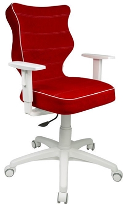 Picture of Children&#39;s chair Entelo VS09 White / Red, 400x370x1000 mm