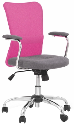 Picture of Children&#39;s chair Halmar Andy Grey / Pink