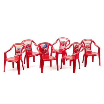 Picture of Children&#39;s chair Home4you Disney Cars Red