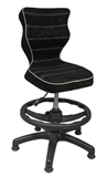 Show details for Entelo Petit Black HC+F Size 4 Children Chair VS01 Black