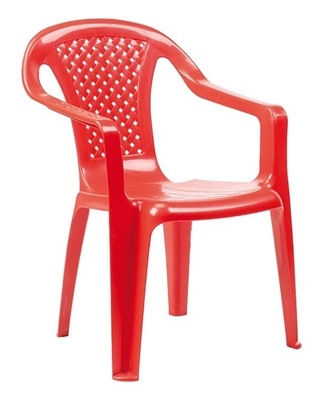 Picture of CHILD CHAIR CAMELIA PLASTM. RED