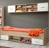 Picture of Children&#39;s room furniture set ASM Dino III White / Sonoma Oak