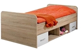 Show details for Children&#39;s bed ASM Dino Sonoma Oak, 204x96 cm