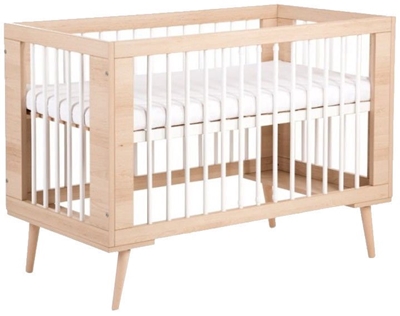 Picture of Children&#39;s yellow Klups Sofie Bed Beech / White, 124x66 cm
