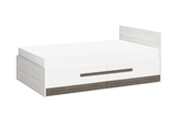 Show details for Children&#39;s bed ML Meble Blanco 17, 204x130 cm