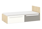 Show details for Children&#39;s bed ML Meble Drop 17 Platinum Grey, 205x97 cm