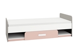 Show details for Children&#39;s bed ML Meble IQ 12 Powder Pink, 203x94 cm
