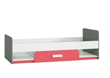 Show details for Children&#39;s bed ML Meble IQ 12 Raspberry, 203x94 cm