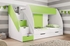 Picture of Double Bed Idzczak Furniture Marcinek White / Lime, 255x125 cm
