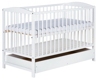 Picture of Klups Radek II Cot With Drawer White