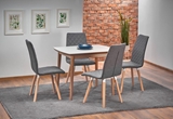 Show details for Halmar Extension Table Barret White Matt/Oak