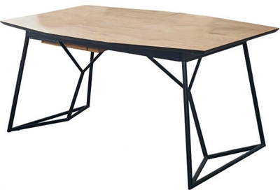 Picture of Halmar Extension Table Colombo Golden Oak/Black