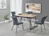 Picture of Halmar Extension Table Colombo Golden Oak/Black