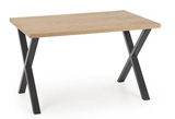 Show details for Halmar Table Apex 120 Natural Venner Oak/Black