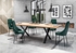 Picture of Halmar Table Apex 120 Solid Wood Oak/Black