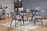 Show details for Halmar Table Finley Smoked/Black