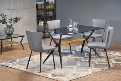 Picture of Halmar Table Finley Smoked/Black