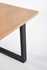 Picture of Halmar Table Radus 120 MDF/Natural veneer Oak/Black