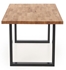 Picture of Halmar Table Radus 120 Solid Wood Oak/Black