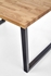 Picture of Halmar Table Radus 120 Solid Wood Oak/Black